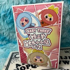 UNOPENED BABY THREE MACARON CUTE BUNNY V2 BLIND BOX CURE PLANETA